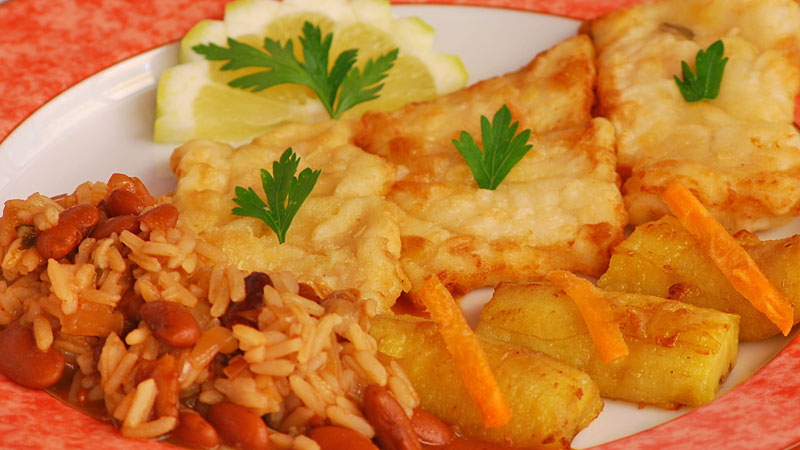Filetes com Arroz de Feijão